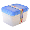 Sunware Club Cuisine transparante diepvriesdozen blauw 1,2 liter (3 stuks) 216784 - 4