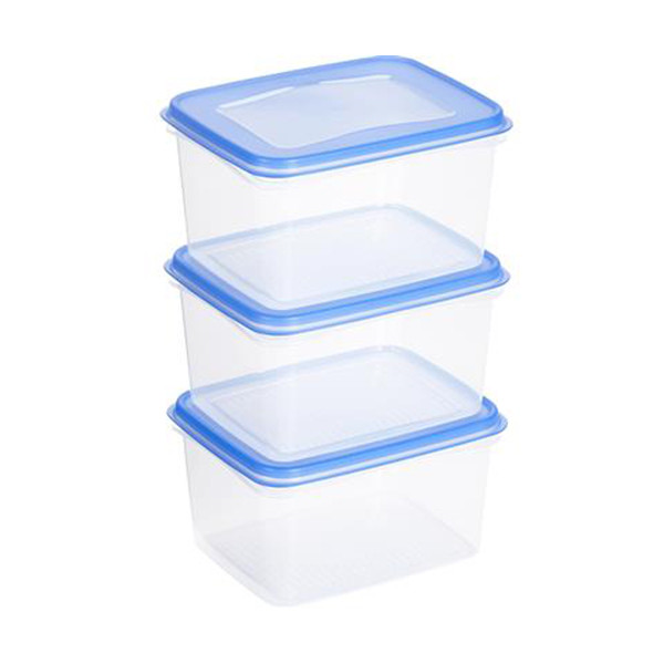 Sunware Club Cuisine transparante diepvriesdozen blauw 1,5 liter (3 stuks) 216783 - 1