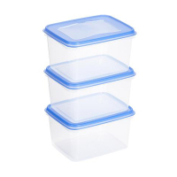 Sunware Club Cuisine transparante diepvriesdozen blauw 1,5 liter (3 stuks) 216783