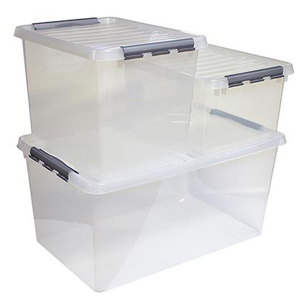 Sunware Q-line transparante opbergbox 120 liter 216544 - 3