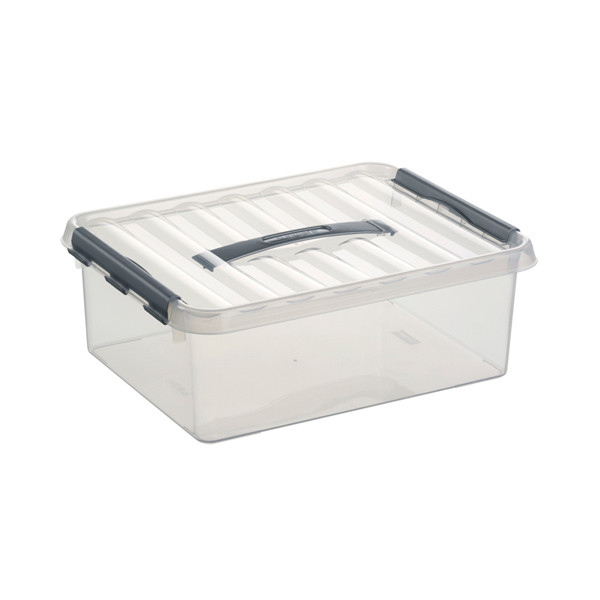 Sunware Q-line transparante opbergbox 12 liter 216531 - 1