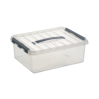 Sunware Q-line transparante opbergbox 12 liter 216531