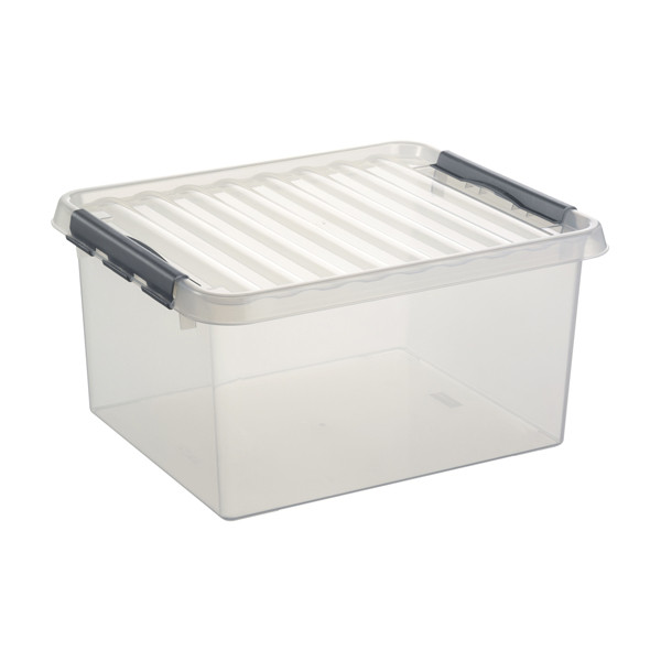 Sunware Q-line transparante opbergbox 36 liter 216536 - 1