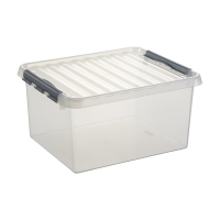 Sunware Q-line transparante opbergbox 36 liter 216536