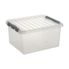 Sunware Q-line transparante opbergbox 36 liter