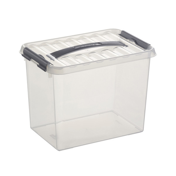 Sunware Q-line transparante opbergbox 9 liter 216530 - 1