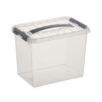 Sunware Q-line transparante opbergbox 9 liter 216530