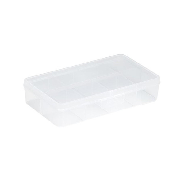 Sunware Q-line transparante opbergbox divider 8 vakken 216522 - 1