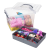 Sunware Q-line transparante opbergbox met inzet 15 liter 216761 - 5