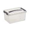 Sunware Q-line transparante opbergdoos 6 liter 78200609 216529