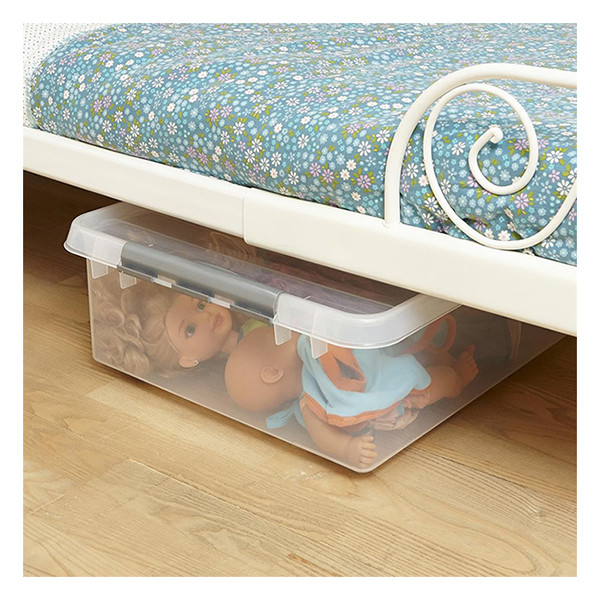 Sunware Q-line transparante rollende opbergbox 60 liter 216760 - 6