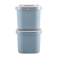Sunware Sigma Home Food to go lunchbakje blauw (set van 2 stuks) 216799