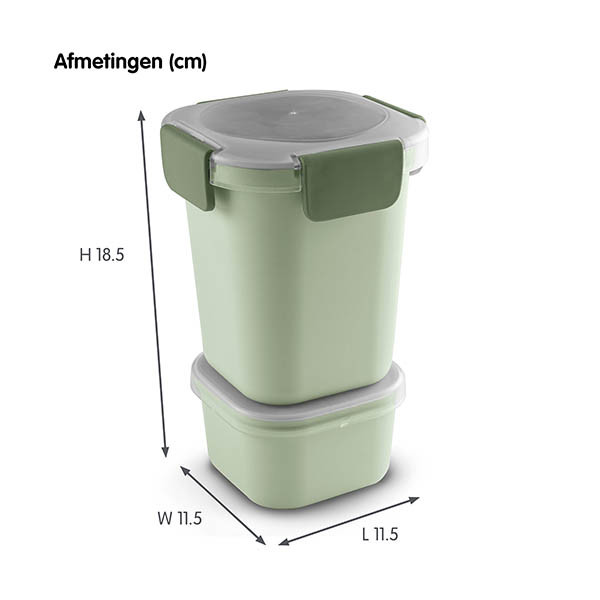 Sunware Sigma Home Food to go lunchbeker groen 216804 - 2