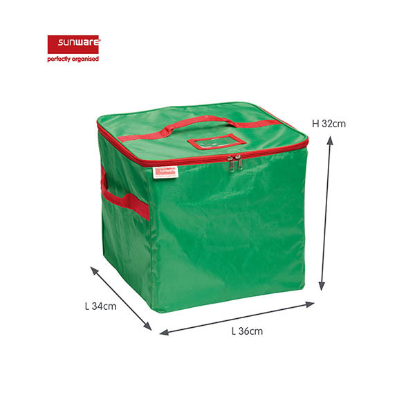 Sunware kersttas + trays voor 48 ballen groen 216828 - 2