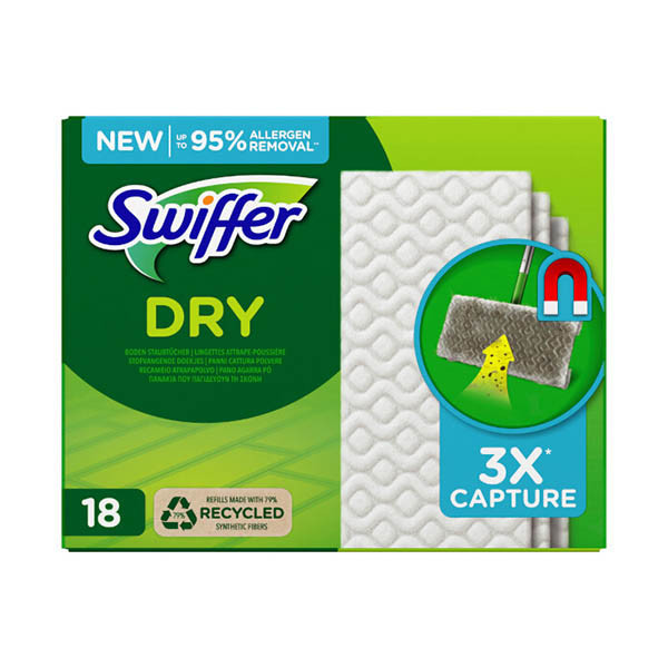 Swiffer Sweeper Dry vloerdoekjes navullingen (18 doekjes)  SSW00579 - 1