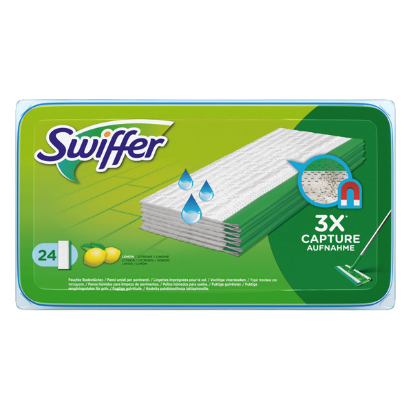 Swiffer Sweeper nat navulling vloerdoekjes (24 stuks) SSW00027 - 1