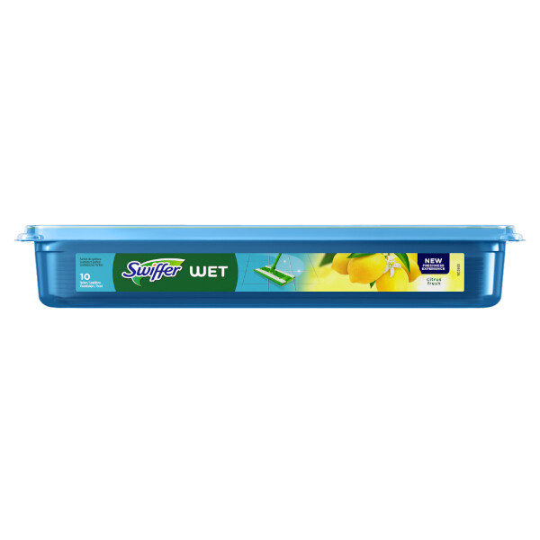Swiffer Sweeper navulling nat met citroen vloerdoekjes (10 doekjes) SSW00581 - 1