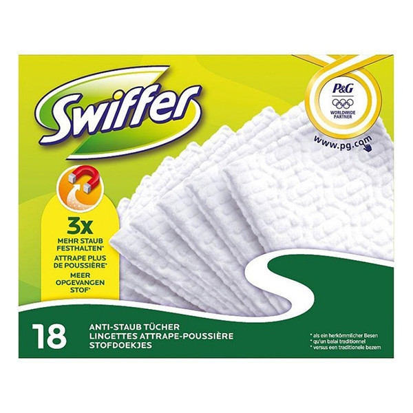 Swiffer Sweeper navulling stofdoekjes (18 stuks) SSW00025 - 1