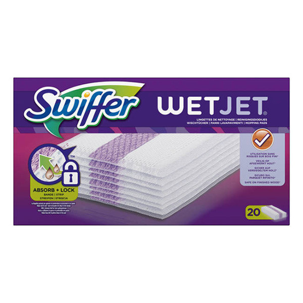 Swiffer Wet Jet navulling vloerdoekjes (20 doekjes) SSW00536 - 1
