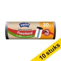 Aanbieding: 10x Swirl vuilniszakken met fixeerband 20 liter (15 stuks)