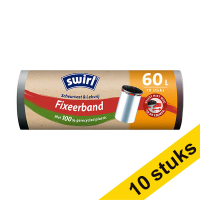 Aanbieding: 10x Swirl vuilniszakken met fixeerband 60 liter (10 stuks)