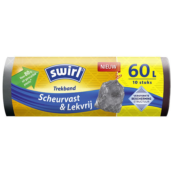 Swirl vuilniszakken met trekband 60 liter (10 stuks) SSW00074 - 1