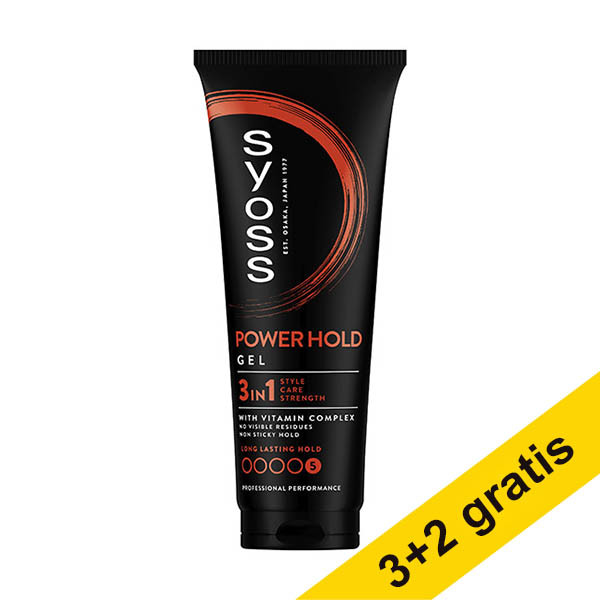 Aanbieding: 5x Syoss Power Hold haargel (250 ml) SSY00347 - 1