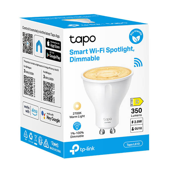TP-Link Tapo L610 GU10 smart lamp wit 1 stuk 828923 - 2