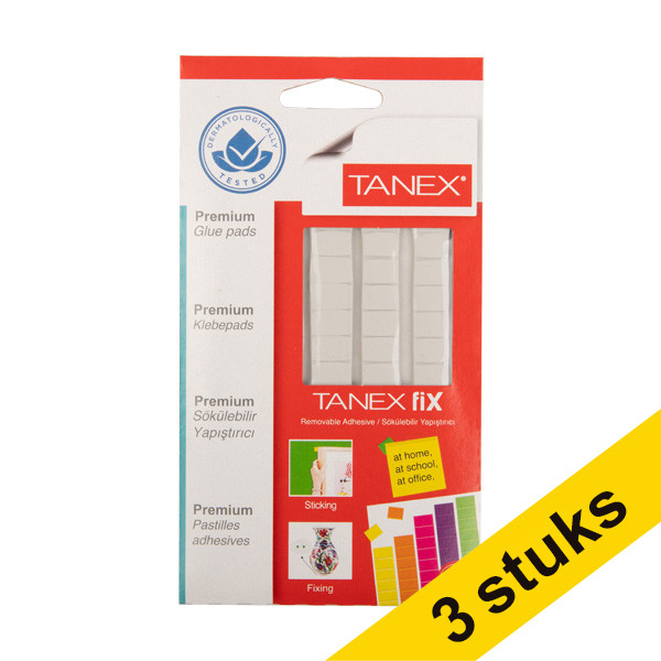 Aanbieding: 3x Tanex verwijderbare kleefpads (80 stuks) 404158 - 1