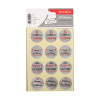 Tanex Happy Birthday stickers zilver (2 x 12 stuks) TNX-331 404136