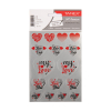 Tanex Love Series stickers harten zilver (2 x 16 stuks) TNX-345 404139
