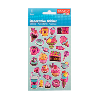 Tanex Puffy & Decoratie stickers IJs en Cupcakes (1 vel) TNX-25061 404121