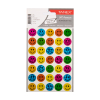 Tanex Smiling Face holografische stickers klein assorti (2 x 35 stuks) TNX-322 404129