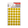 Tanex Smiling Face holografische stickers klein geel (2 x 35 stuks) TNX-324 404130