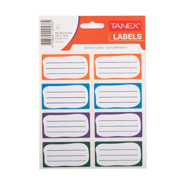 Tanex boeketiketten assorti (40 stuks) BRD-7004 404147 - 1