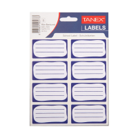 Tanex boeketiketten blauw (40 stuks) BRD-7001 404144