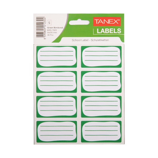 Tanex boeketiketten groen (40 stuks) BRD-7005 404148 - 1