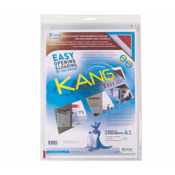 Tarifold KANG Easy Clic zichtmap met magnetische sluiting A3 200 micron (2 stuks) 261020 - 1