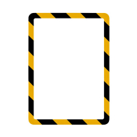Tarifold Magneto Safety informatiekader A4 zelfklevend geel/zwart (2 stuks) T3L194974 405072