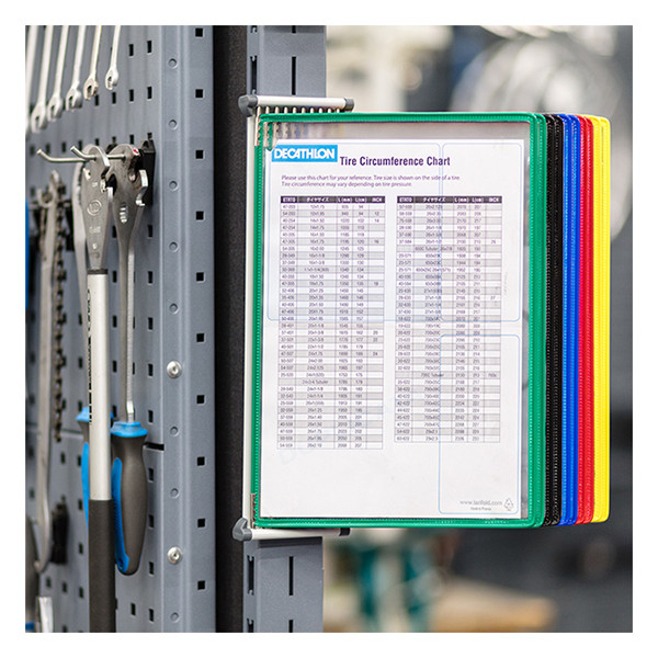 Tarifold display wandmodule met 10 zichtmappen A4 T414109 261018 - 2