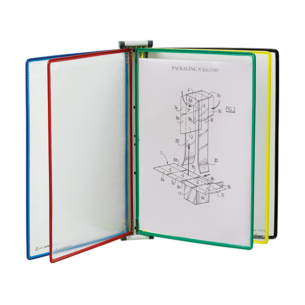 Tarifold magnetisch display wandmodule met 10 zichtmappen A4 414609 261033 - 1