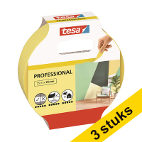 Aanbieding: 3x Tesa Professional afdekplakband 25 mm x 25 m
