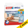 Aanbieding: 3x Tesa TesaMoll Premium Flexible tochtstrip transparant 6 m x 9 mm 203334 - 1