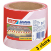 Aanbieding: Tesa afzetlint rood/wit 80 mm x 100 m (3 stuks) 202385 - 1