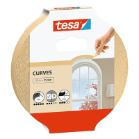 Tesa Curves afdekplakband 25 mm x 25 m 56533-00001-00 203367