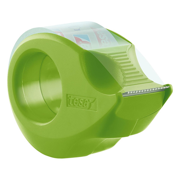 Tesa Eco & Crystal plakband 19 mm x 10 m (2 rollen) + dispenser 203386 - 2