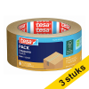 Tesa Eco Paper Standard verpakkingstape bruin papier 50 mm x 50 m (3 rollen) 203387 - 1