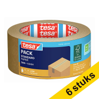 Tesa Eco Paper Standard verpakkingstape bruin papier 50 mm x 50 m (6 rollen) 202410