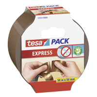 Tesa Express hand afscheurbare verpakkingstape bruin 50 mm x 50 m (1 rol) 57810 202379