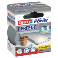 Tesa Extra Power Perfect textieltape grijs 38 mm x 2,75 m 202285